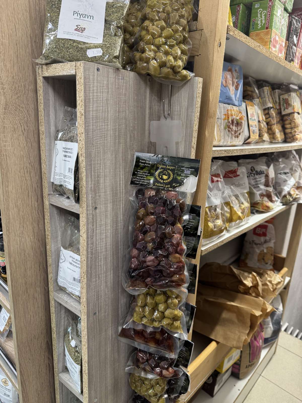 Hanging Olives Herbs